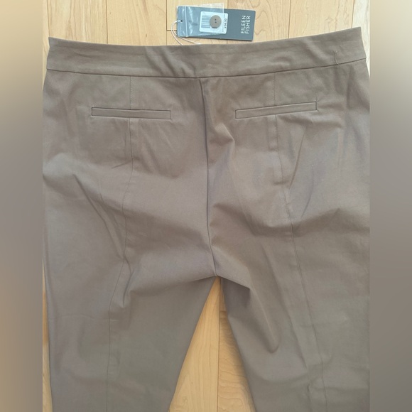 NEW Eileen Fisher Slim Trouser in Driftwood - Picture 6 of 8